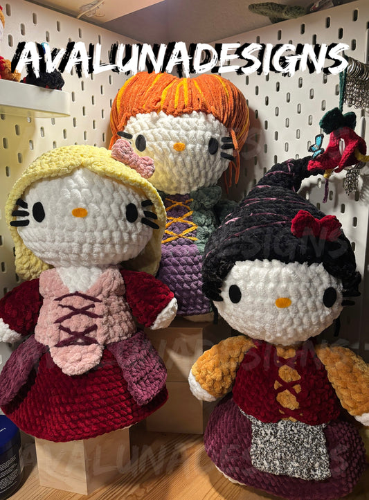 Kitty witch sisters set